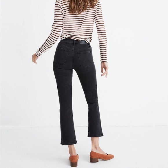 Madewell Cali Demi-Boot Jeans in Bellspring Wash: Button-Front Edition Size 23 - Picture 3 of 10